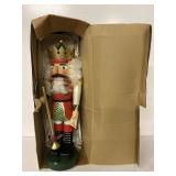 Vintage wood Christmas Nutcracker-Germany-16"