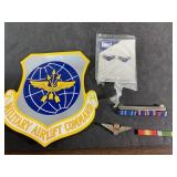 Army pins and TWA pin