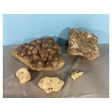BIGGER rocks and Geodes-biggest is 10" across
