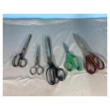 5 Pairs of Scissors