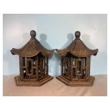 Cast Iron Tea-light Garden Lanterns