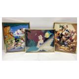 3 Disney Framed Pictures