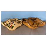 Vintage wood Dutch shoes