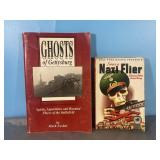 2 History Books- Gettysburg & Nazi Flier Diary