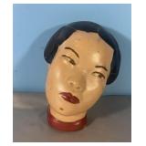 Mid Century Modern Chalkware wall head piece