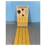 Vintage Gambling Pull-Cards- Tri-Angle Tripl