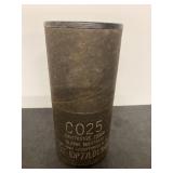 Vintage WWII Blank 75MM M5 & Howitzer Cartridge