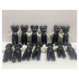 RARE vintage Japanese Ornament Teddy Bears