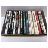 Box of vintage Star Trek paperback books