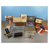 4 Small Wallets, Vintage Nose Glasses, Teletone