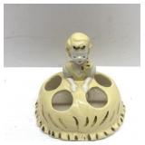 Mid century modern porcelain Southern Belle lip-