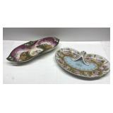 Antique Germany porcelain trinket dishes