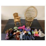 NEAT vintage doll house furniture, Bratz, Barbies