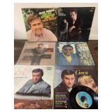 Vintage vinyl records-Merle Haggard, George Jones,