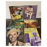 Vintage vinyl records-Hank Williams & Hank sheet