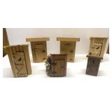 Vintage outhouse collection-doll house size-some