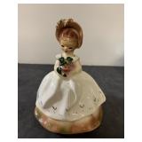 Vintage JOSEF figurine- 5 1/2" Polly Planter