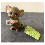 Vintage JOSEF figurine- 3" To My Love Mouse
