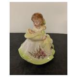 Vintage JOSEF figurine- 6" music box-Brahmans