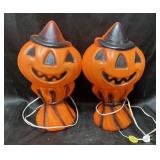 Retro plastic mold Hallowen Jack-O-Lanterns