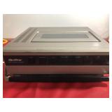 Quasar portable VHS player powers on