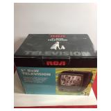 RCA 5 inch black-and-white television with