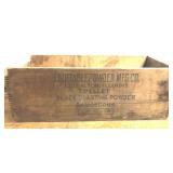 24"x9"x9" wood blasting powder box