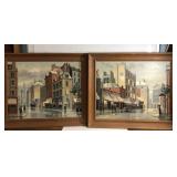 2-20"x24" painting Marva Reins