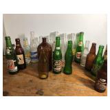 Vintage Soda and Beer bottles