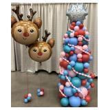 BALLOONS!! Pretty Tall Balloon Sculpture tree!