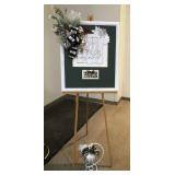 Christmas Decor Hanging Board & Ornament on stand