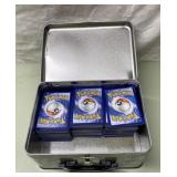 Vintage Pokemon Lunchbox with Pokemon Cards