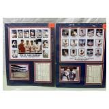 1964 & 67 St Louis Cardinals matted 11" x 14"