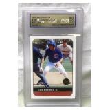 GRADED 9 2000 Luis Montanez trading card