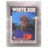 1986 Topps White Sox Bobby Bonilla trading card