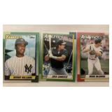 Vintage MLB trading cards-Jose Canseco, more Vintage MLB trading cards-Jose Canseco, more