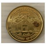 Grants Farm souvenir token Grants Farm souvenir token