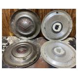 Antique hubcaps