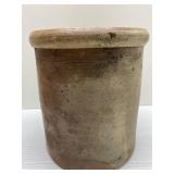 Antique crock 8' tall-salt glaze