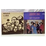 Vintage vinyl records