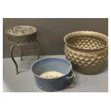 Planters & plant stand