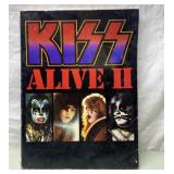 1977 KISS Alive II sheet music book