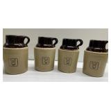 RARE 1970s Playboy Crock Beer Mugs