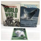 Books on WWII, Whales & small dogs