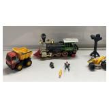 Vintage toys, train and action figures