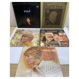 Vintage vinyl records