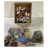 Embroidery and sewing threads