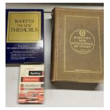 Vintage dictionaries & thesaurus