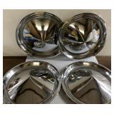 Vintage pointed hubcaps