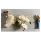 Vintage Happy Meal Barbie & toy dog